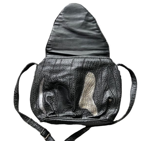 Black Vintage NAS Handbag - Picture 3 of 6